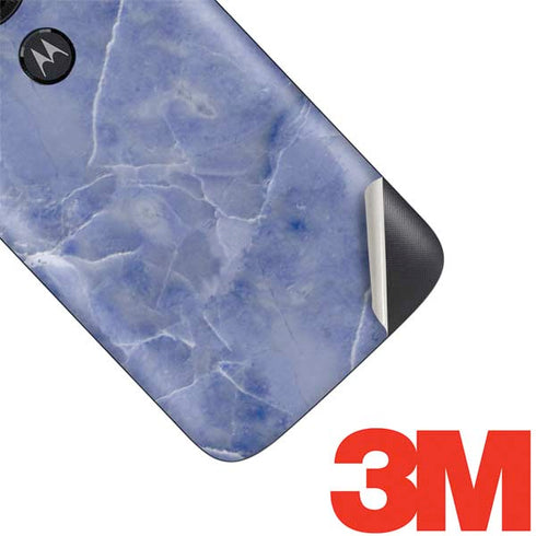 Crushed Blue Moto E5 Play Skin